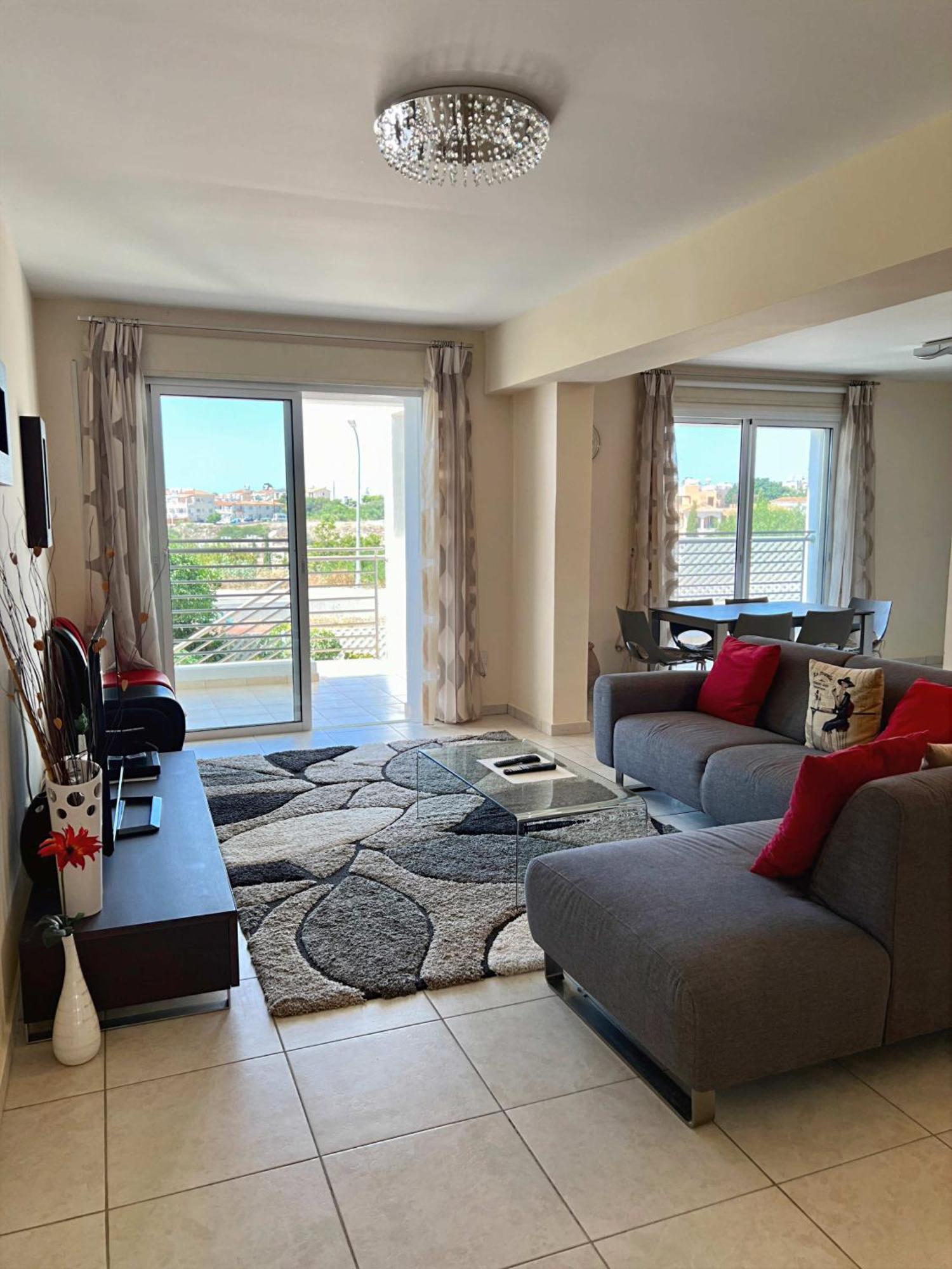 Spacious Sea View Apartment Klorakas Eksteriør bilde
